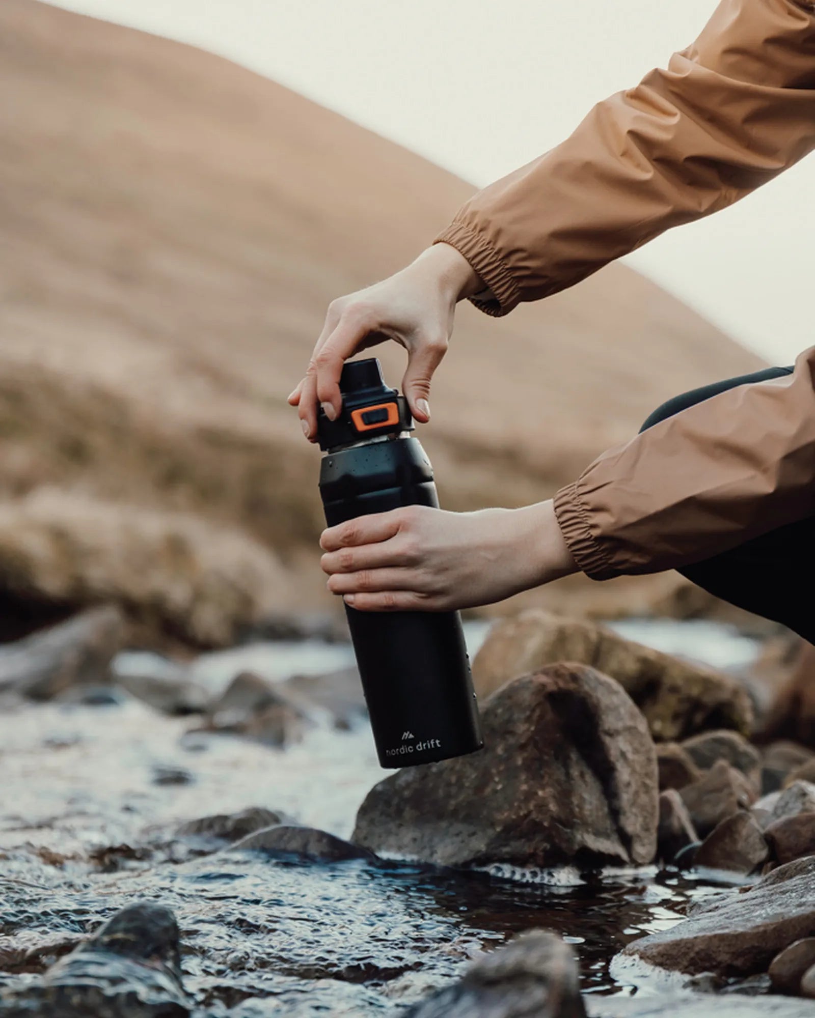 Bouteille isotherme acier recyclé Nordic Drift Trail à personnaliser - 7
